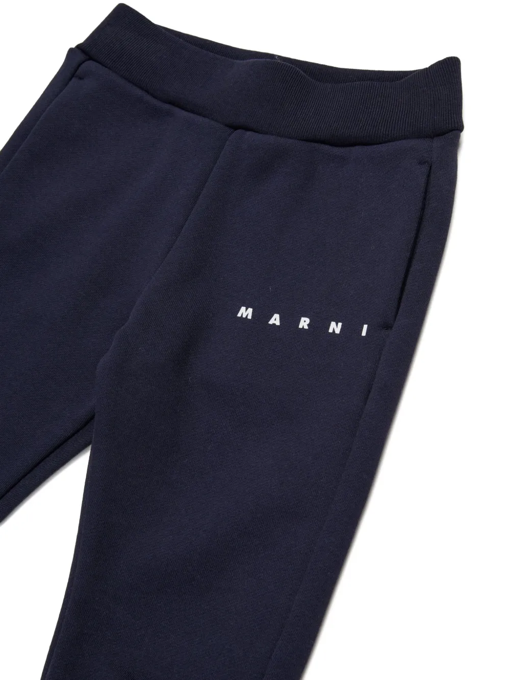 MARNI LOGO-PRINT TRACK PANTS