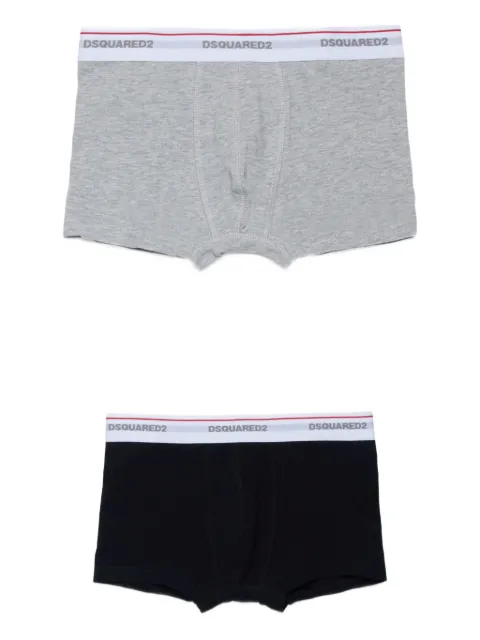 DSQUARED2 KIDS logo-waistband boxers (pack of two)