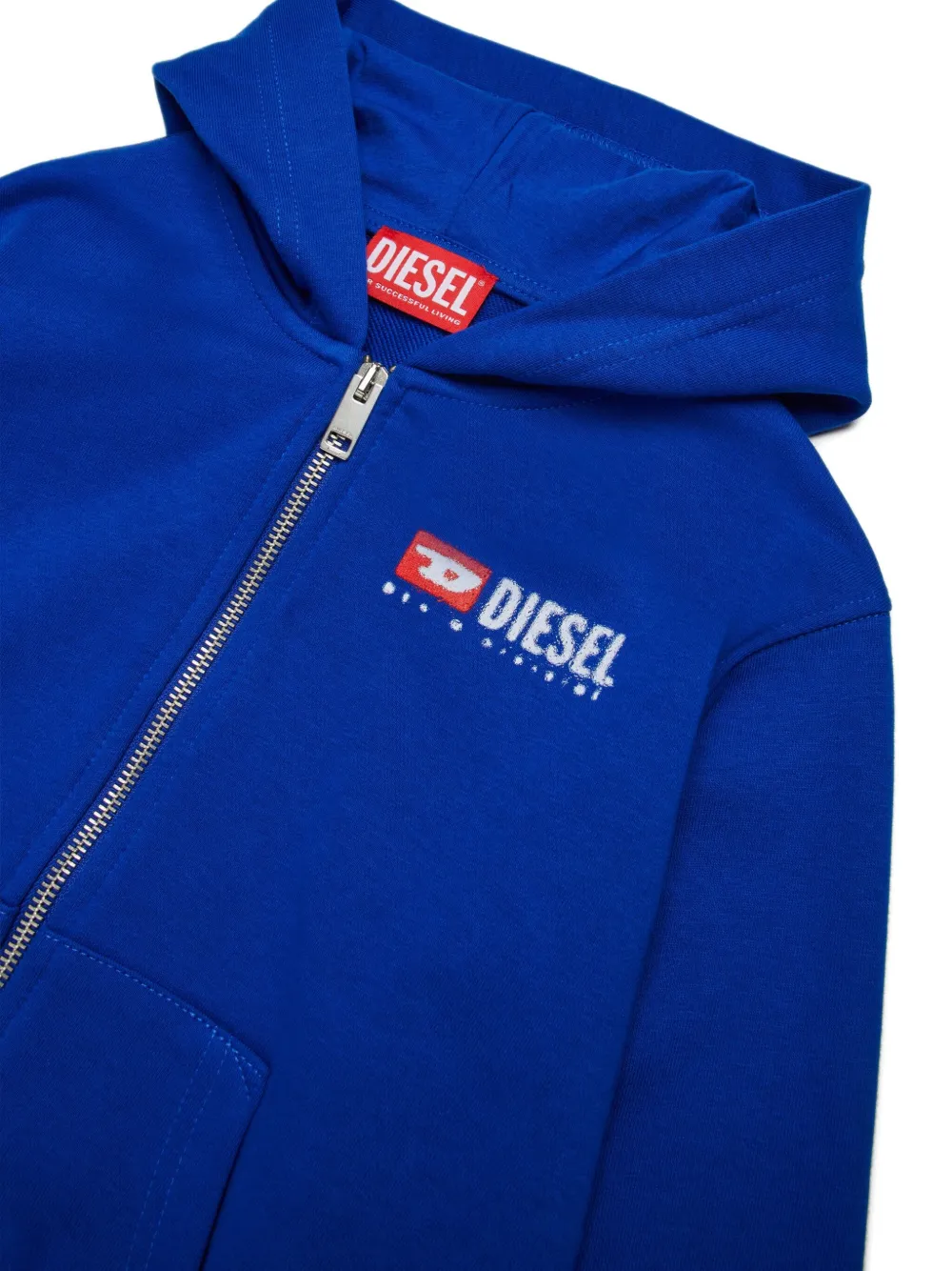 Diesel Kids S-Drops hoodie Blauw