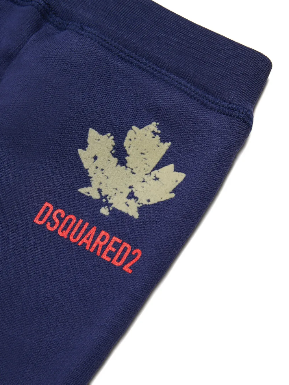 DSQUARED2 KIDS Katoenen trainingsbroek Blauw