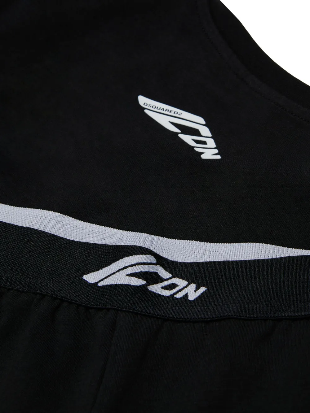 DSQUARED2 KIDS Icon trainingspak met logo Zwart