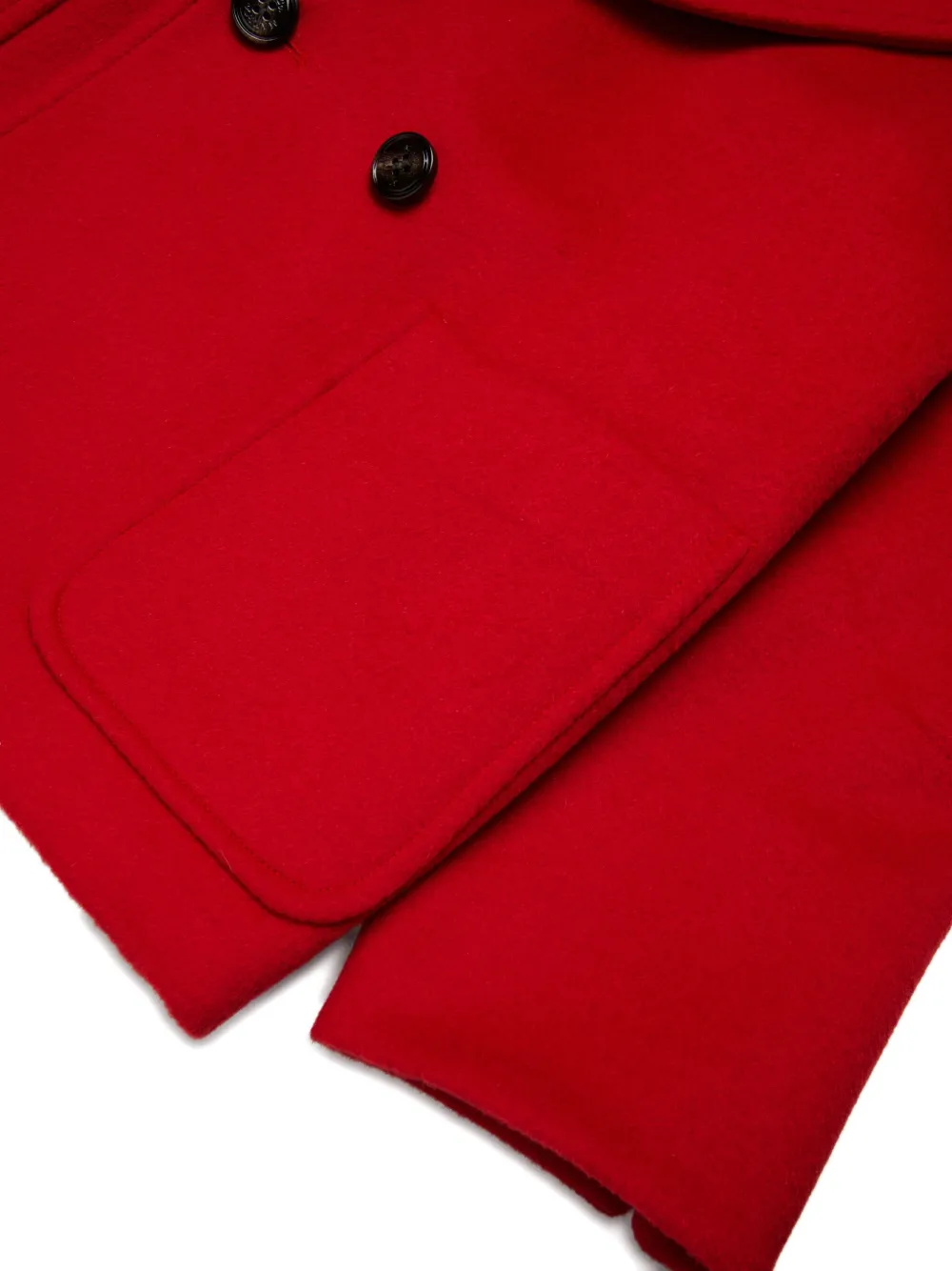 MAX&Co. Kids Wollen blazer met dubbele rij knopen Rood