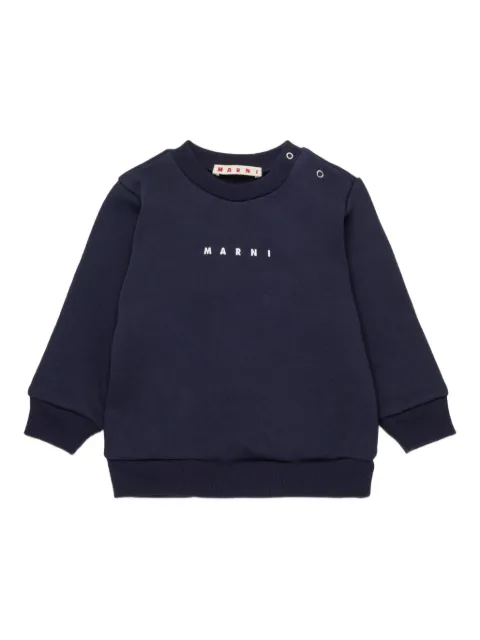 Marni Kids logo-print sweatshirt 