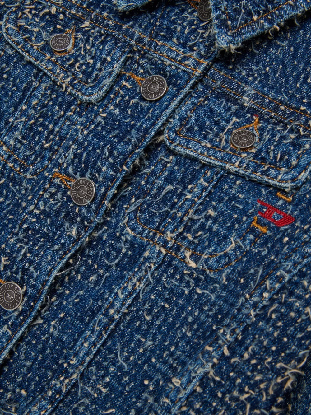 Diesel Kids Spijkerjack Blauw