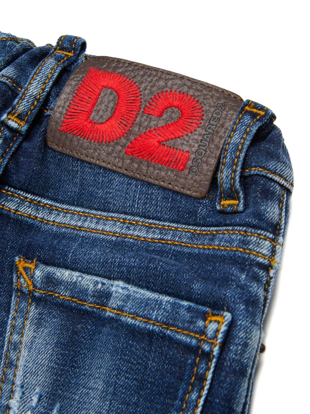 DSQUARED2 KIDS Straight jeans Blauw