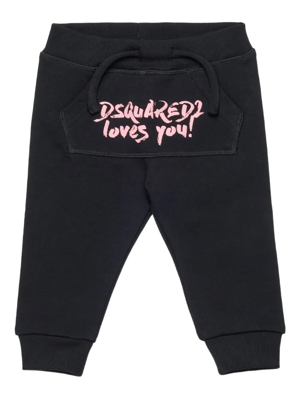 DSQUARED2 KIDS Trainingsbroek met logoprint Zwart