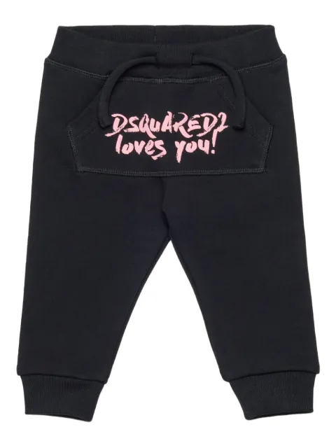 DSQUARED2 KIDS logo-print track pants 