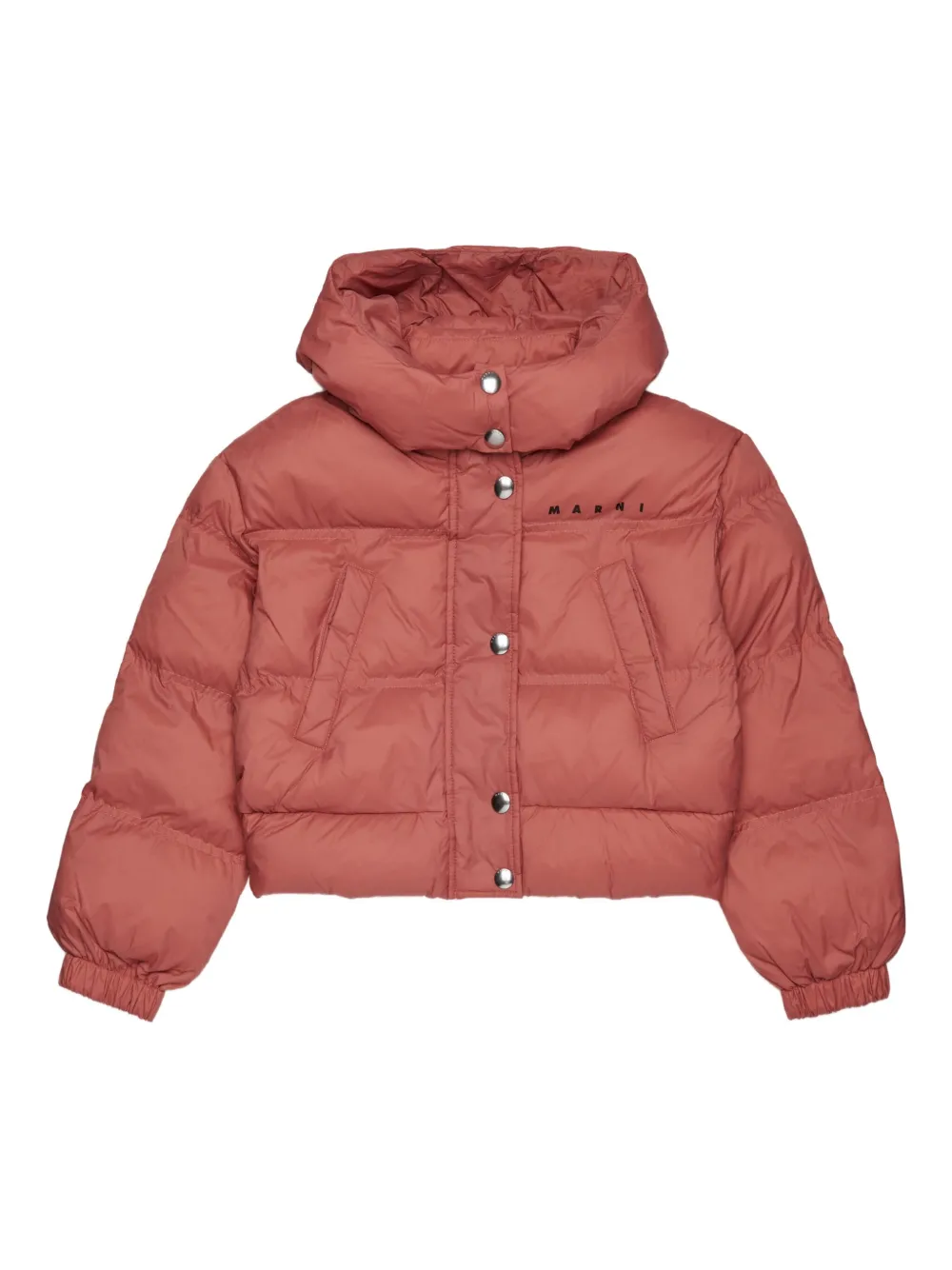 Marni Kids Donsjack met capuchon Rood