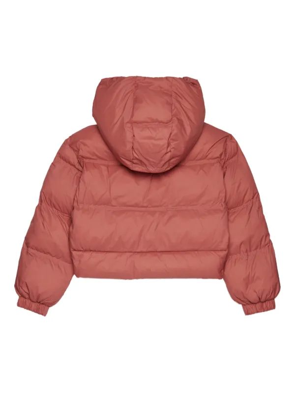 Marni Kids Hooded Puffer Jacket | Red | FARFETCH