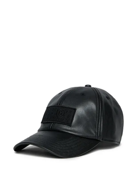 MM6 Maison Margiela Kids numbers-appliqué cap