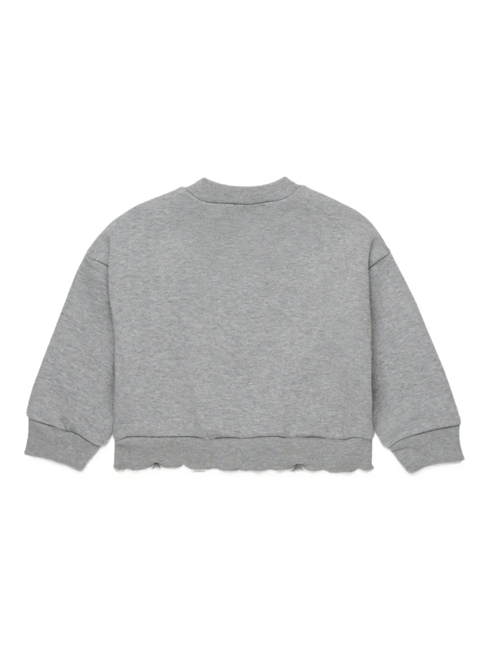 Marni Kids Sweater met geborduurd logo Grijs