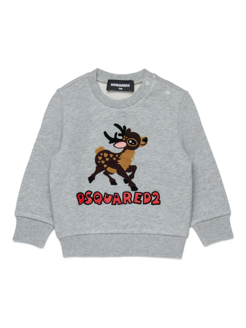 DSQUARED2 KIDS Sweater met print Grijs