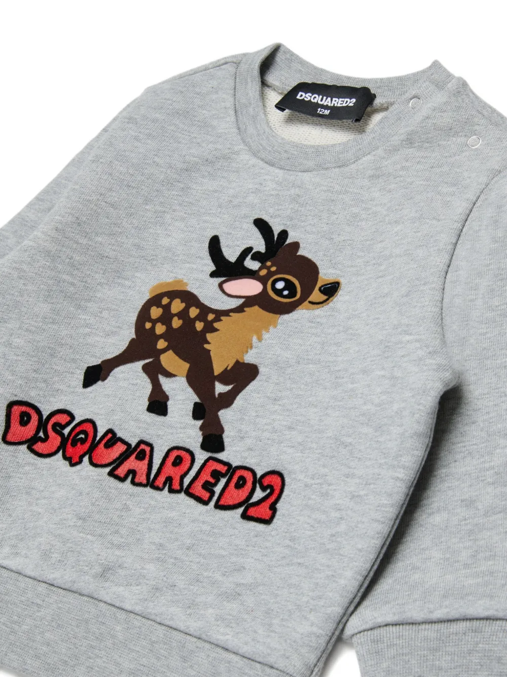 DSQUARED2 KIDS Sweater met print Grijs
