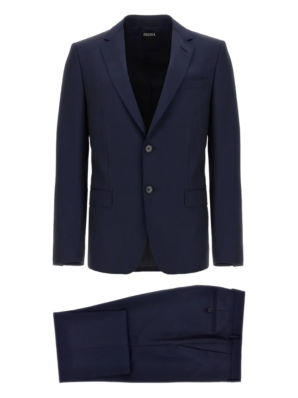 Zegna wool single-breasted suit | Blue | Image 1