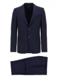 Zegna wool single-breasted suit - Blue