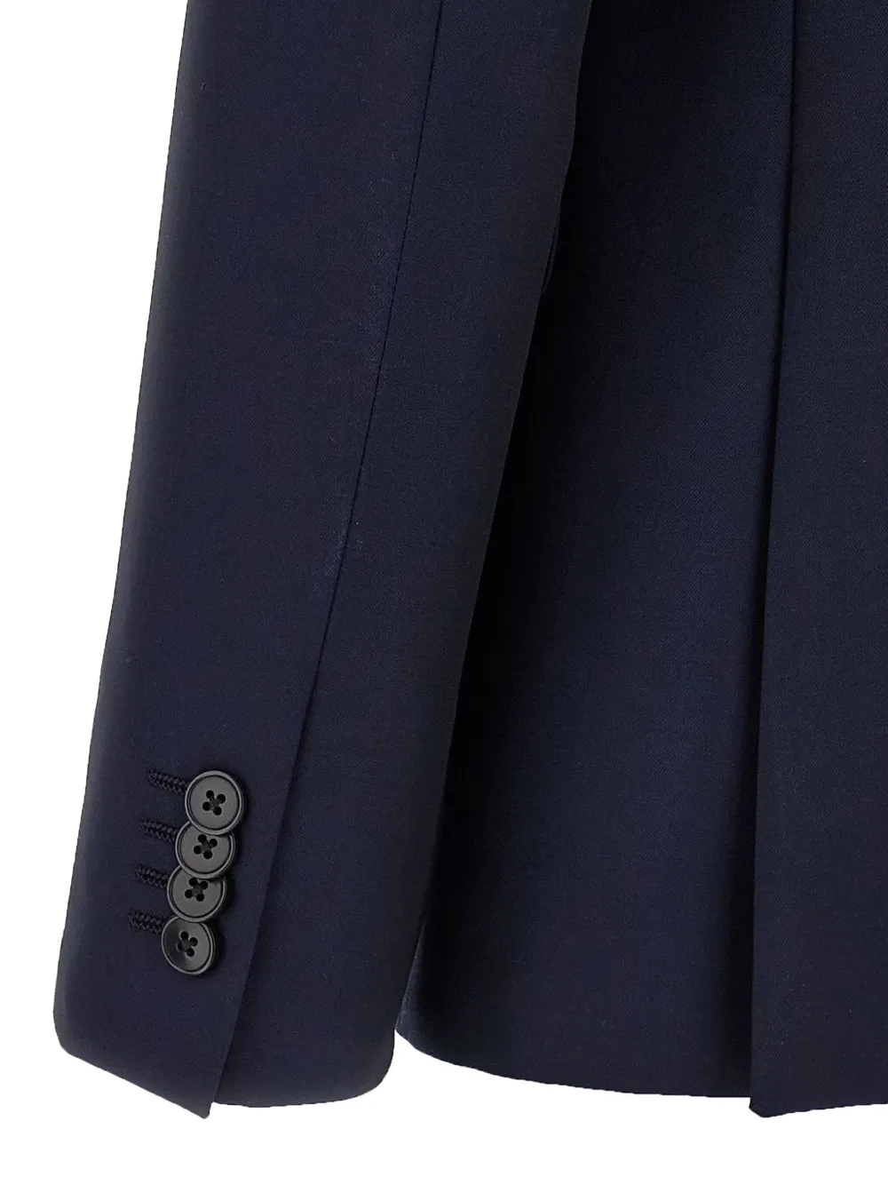 Zegna Pak met enkele rij knopen Blauw
