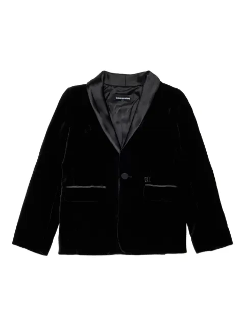DSQUARED2 KIDS velvet blazer