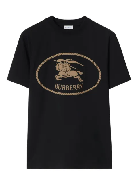 Burberry playera de algodón con sello Knight