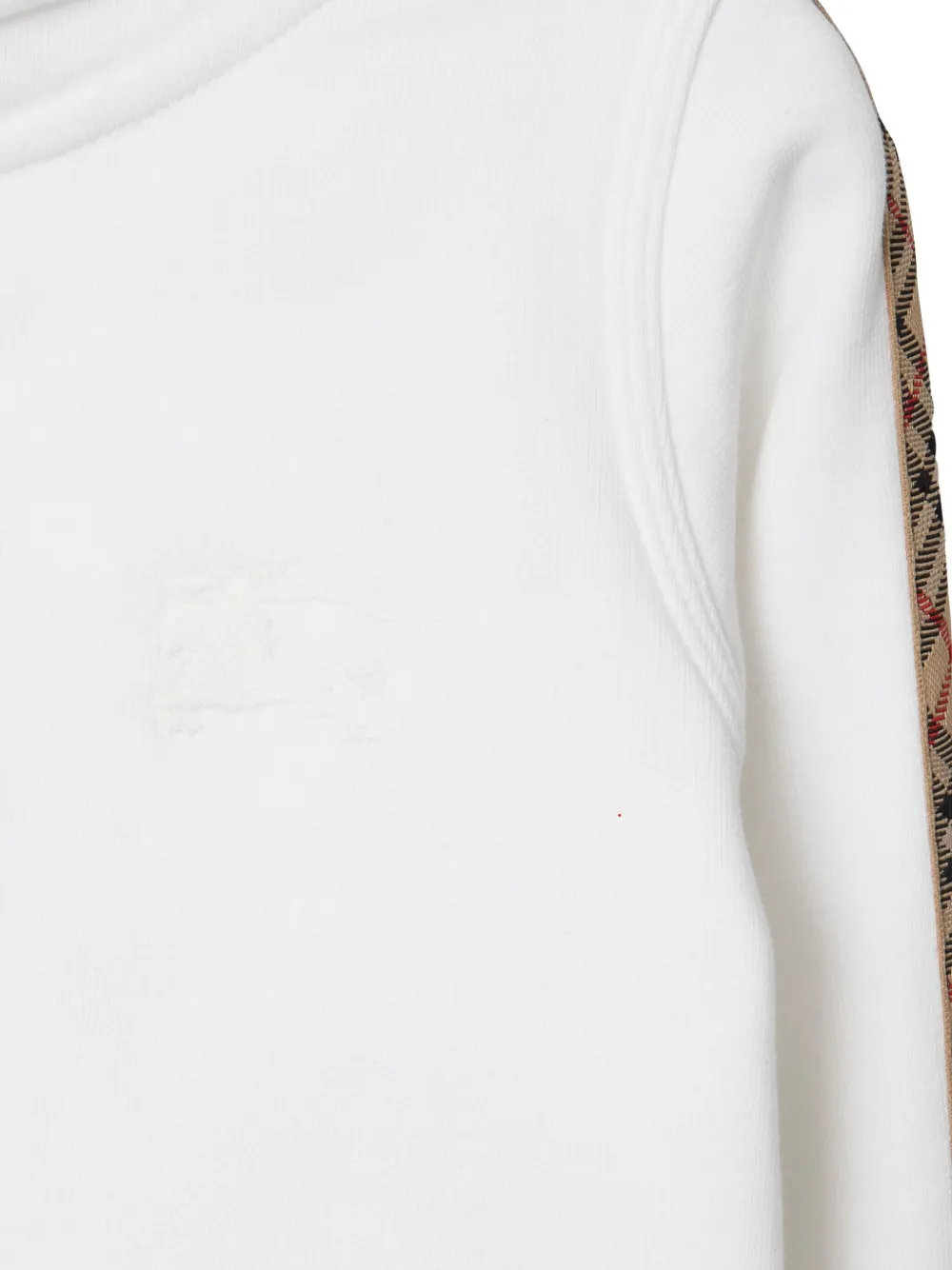 Burberry Kids Katoenen hoodie Wit