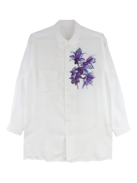 Y's camisa con estampado floral