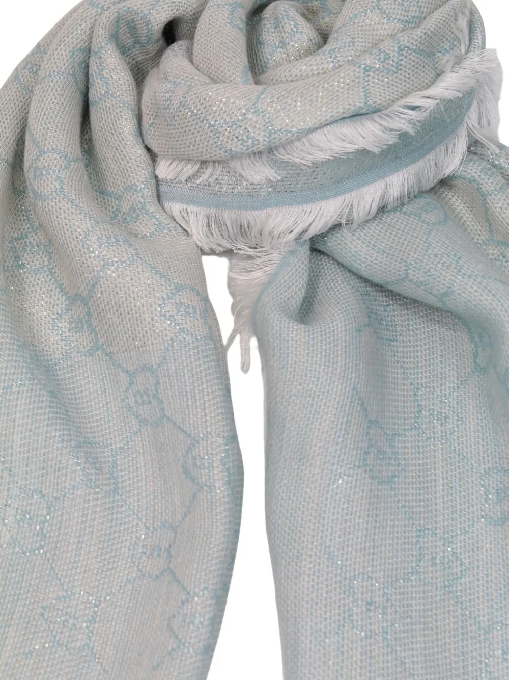 Blugirl logo scarf Groen