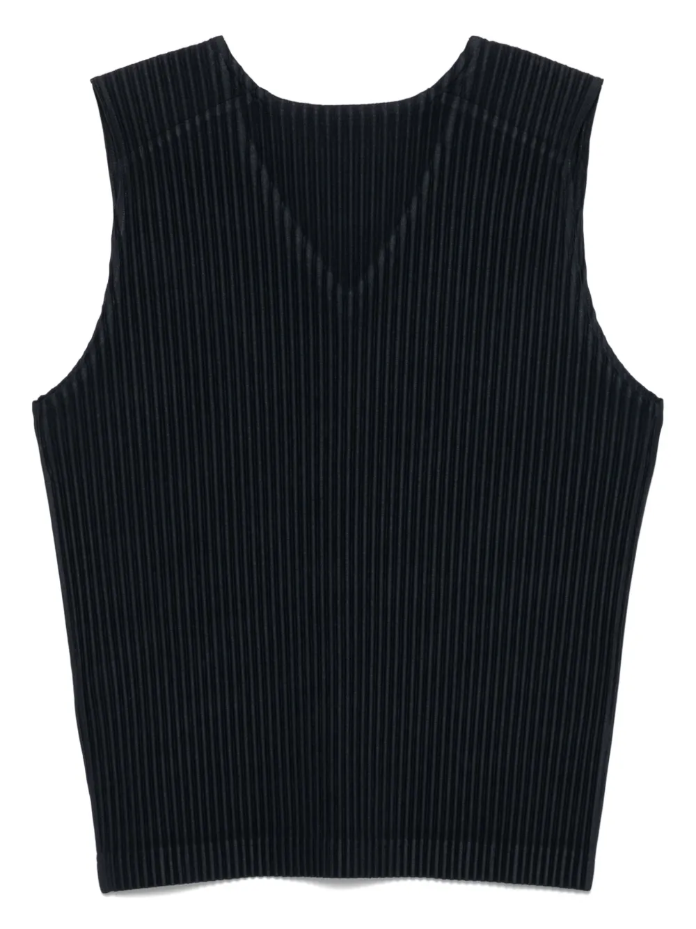 Homme Plissé Issey Miyake pleated top - Blauw