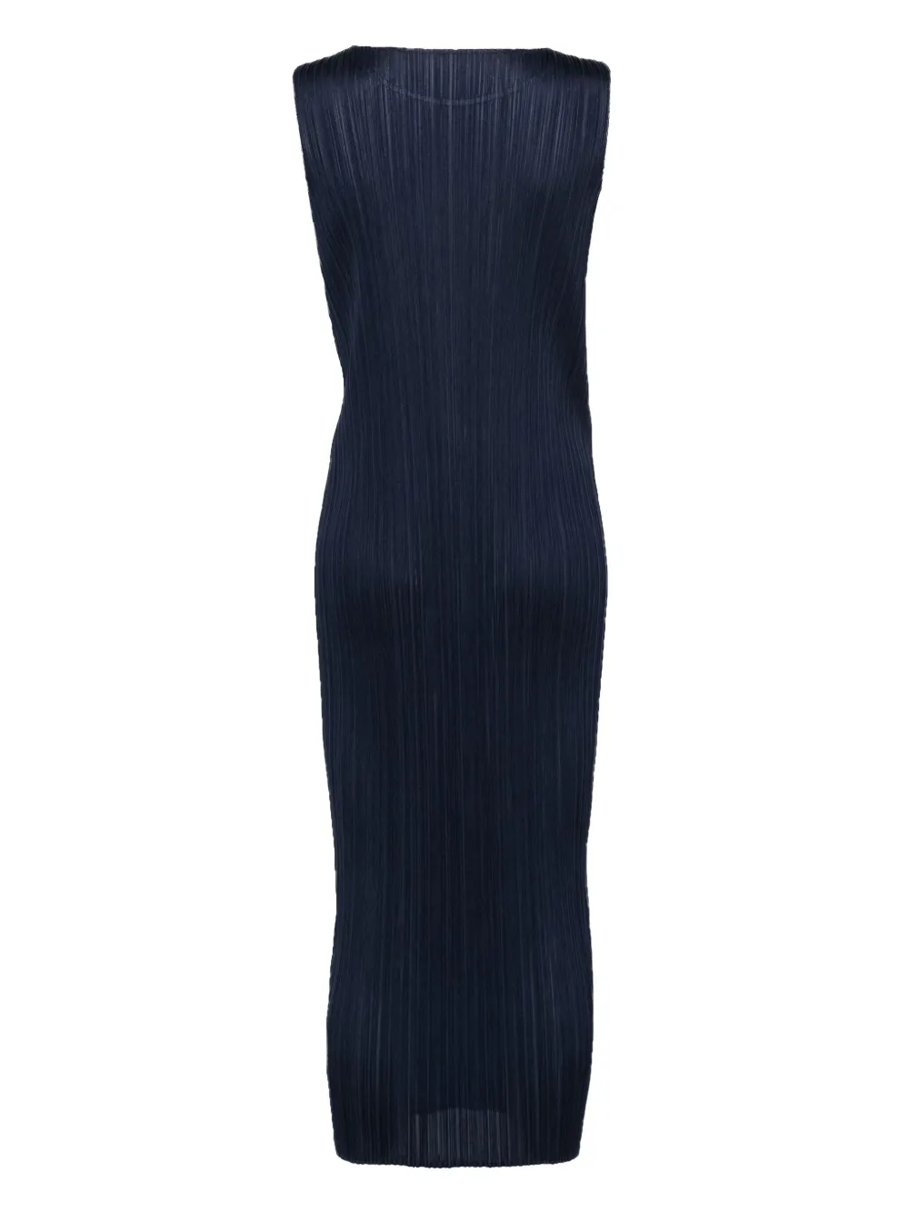 Pleats Please Issey Miyake plissé midi dress - Blauw