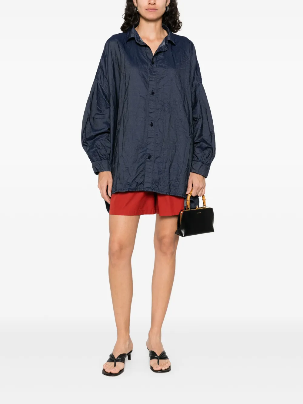 Daniela Gregis cotton shirt - Blauw