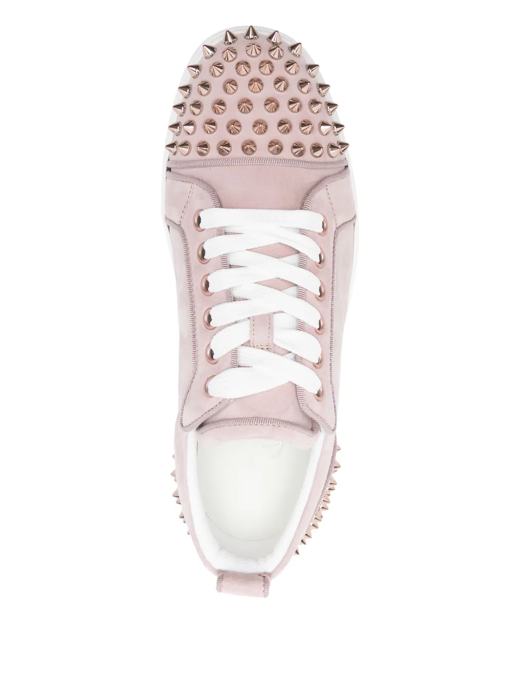 Christian Louboutin lace-up Leather Sneakers | Pink | FARFETCH