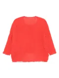 Daniela Gregis linen top - Red