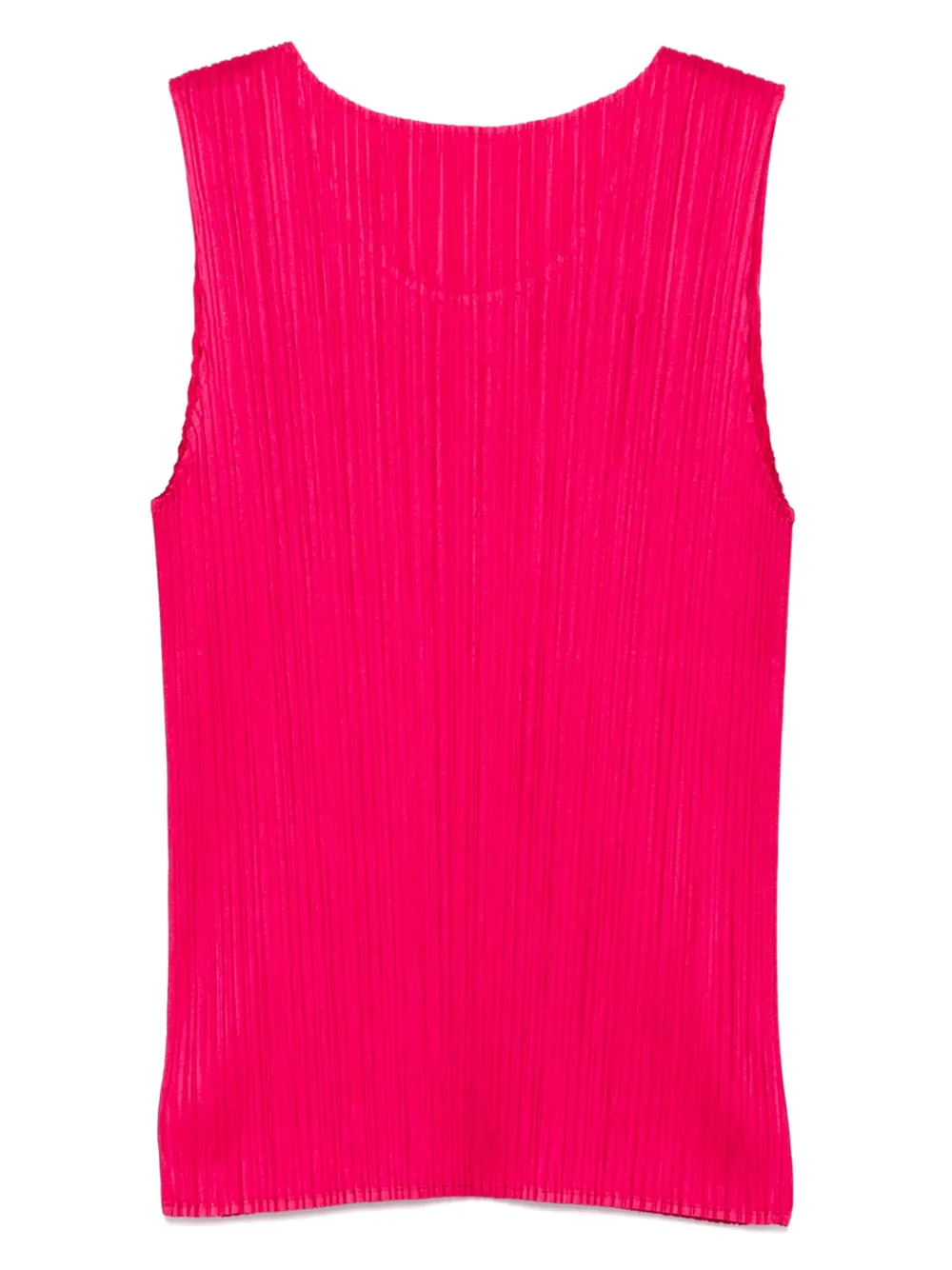 Pleats Please Issey Miyake camiseta con pliegues y cuello redondo | Chalecos y camisetas | Image 2