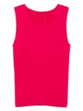 Pleats Please Issey Miyake pleated tank top - Pink