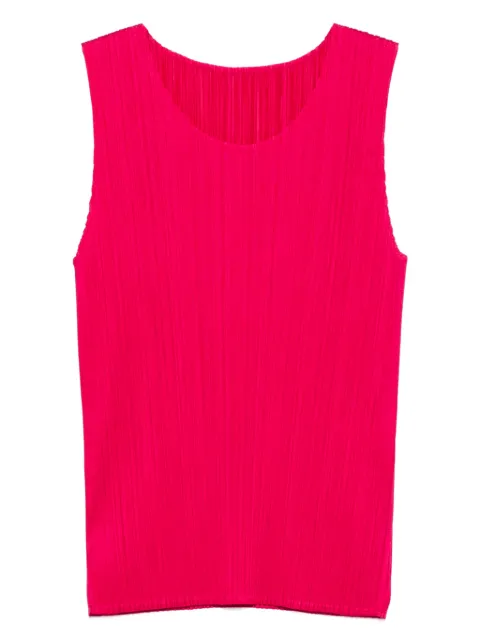 Pleats Please Issey Miyake pleated tank top