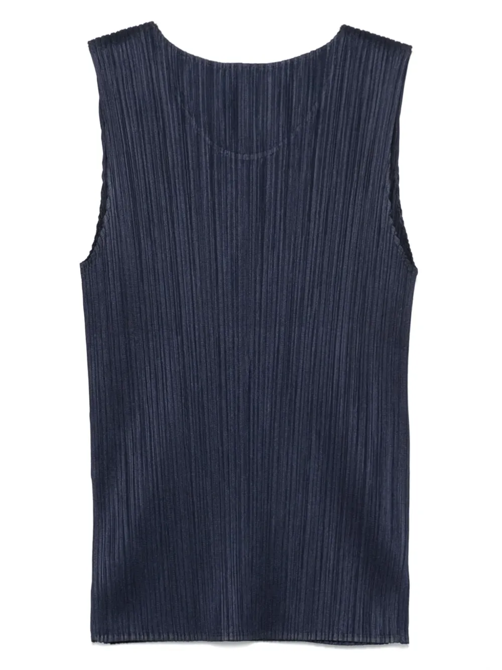 Pleats Please Issey Miyake camiseta con pliegues y cuello redondo | Chalecos y camisetas | Image 2