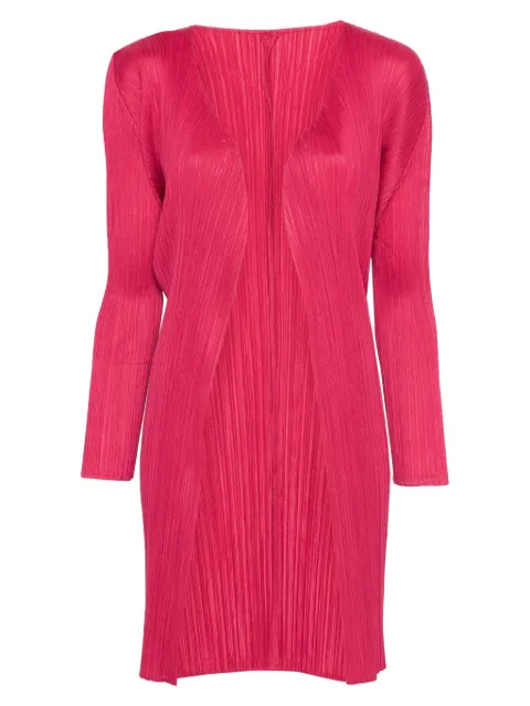 Pleats Please Issey Miyake pleated cardigan