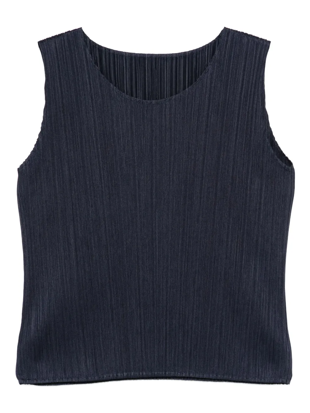 Pleats Please Issey Miyake Geplooide top Blauw