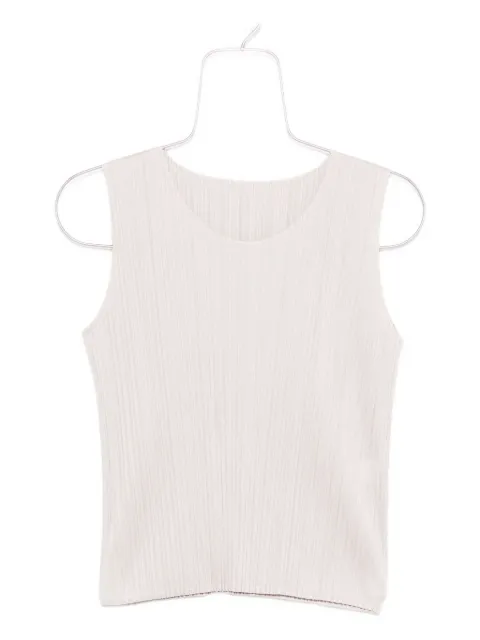 Pleats Please Issey Miyake pleated sleeveless top