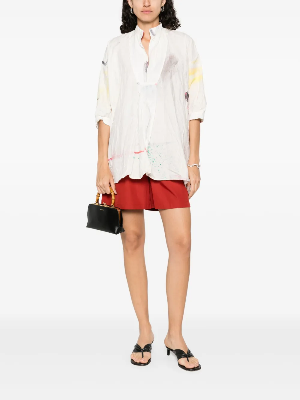 Daniela Gregis printed blouse - Beige