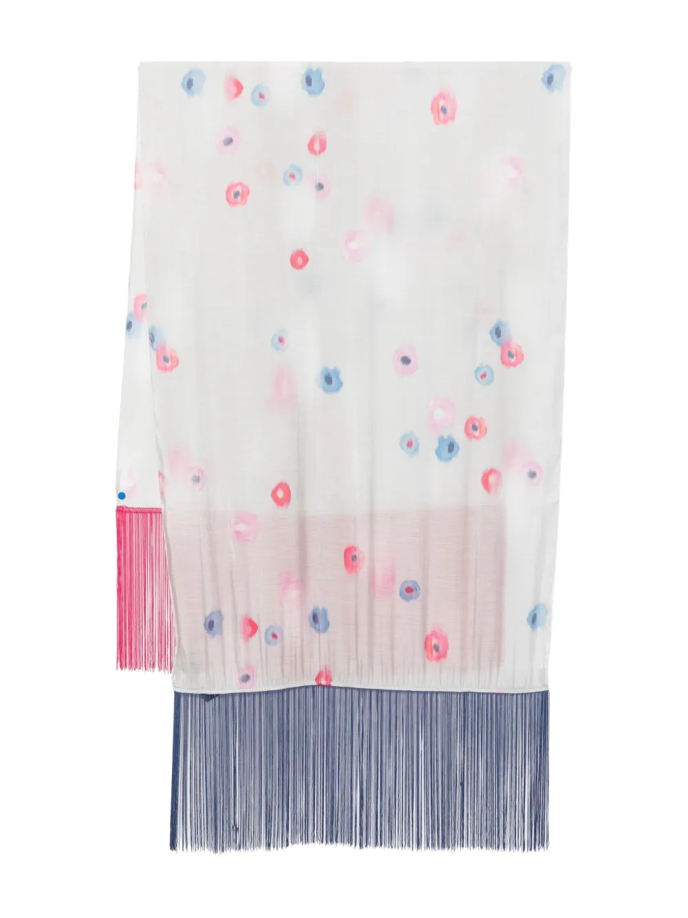 Emporio Armani Sjaal met bloemenprint Wit