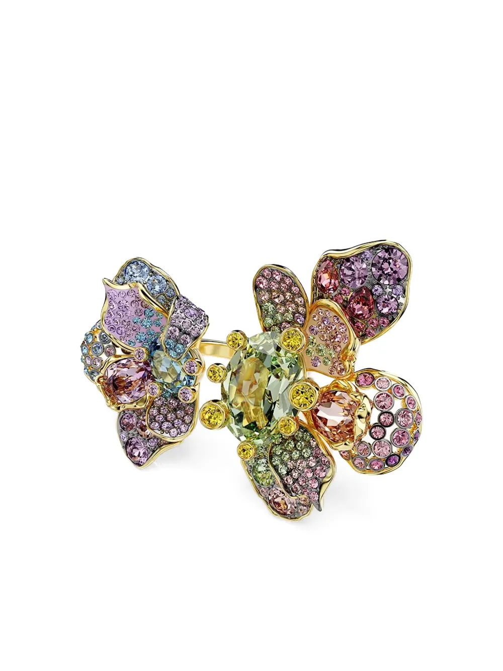 Swarovski Idyllia ring verfraaid met kristallen - Goud