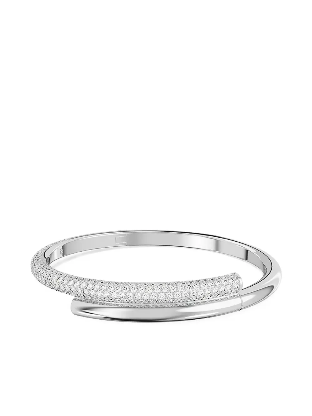 Swarovski Dextera クリスタル バングルブレスレット - ホワイト Swarovski Dextera クリスタル バングルブレスレット - ホワイト