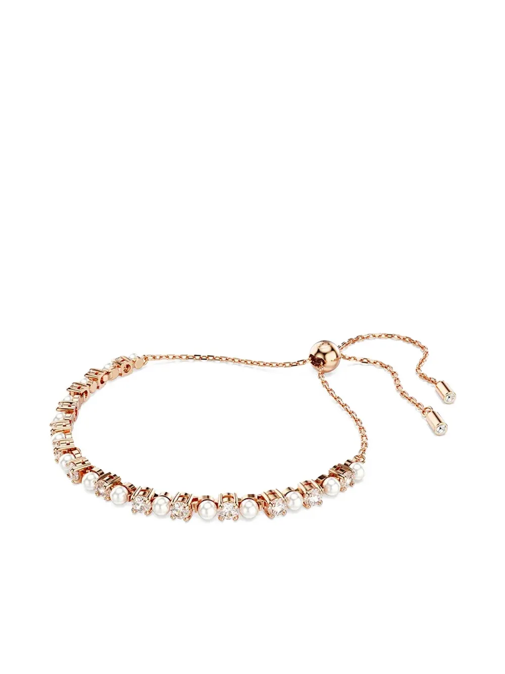 Swarovski Matrix Tennis armband - Roze