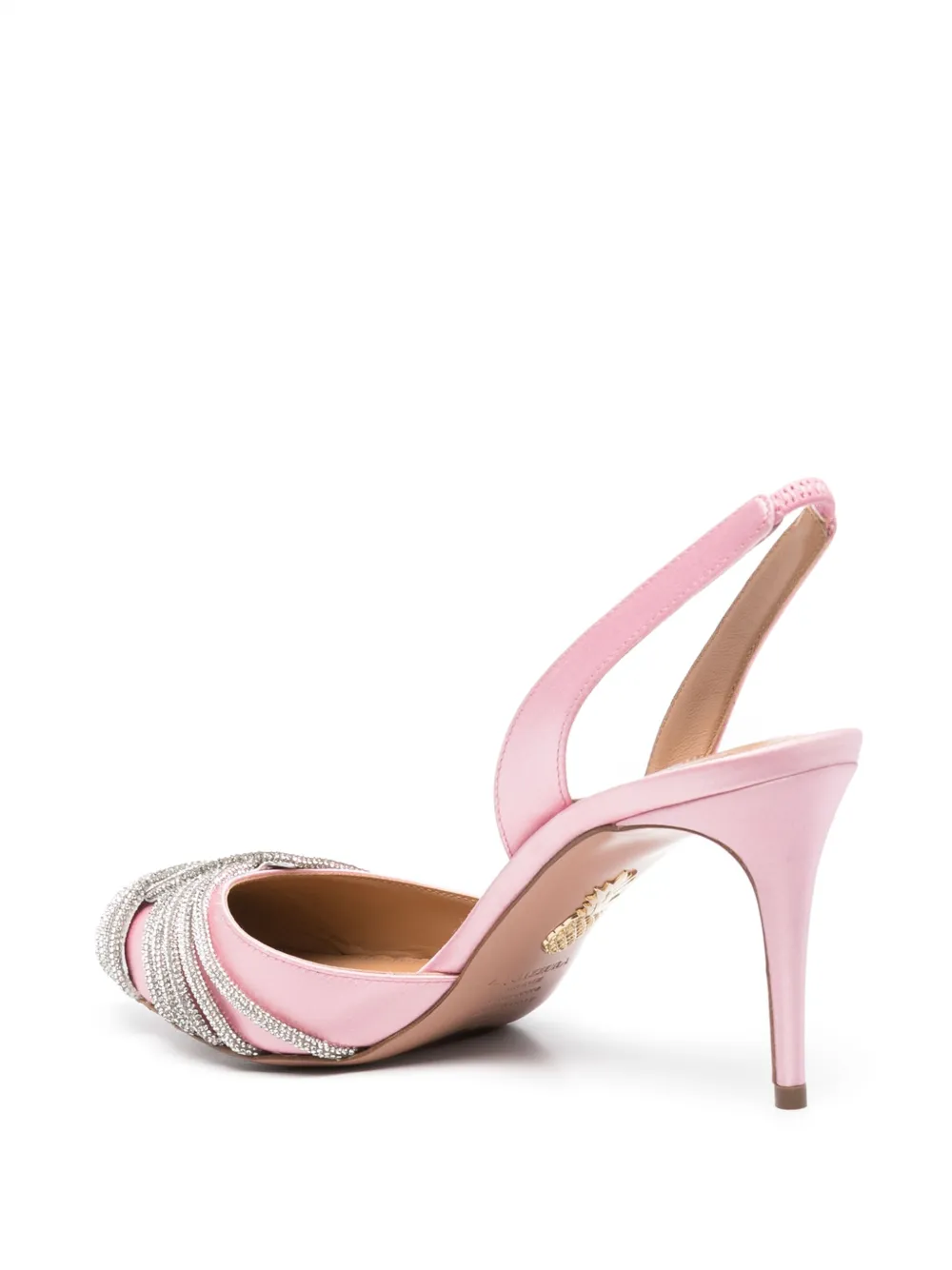 Aquazzura 105mm Gatsby pumps Roze