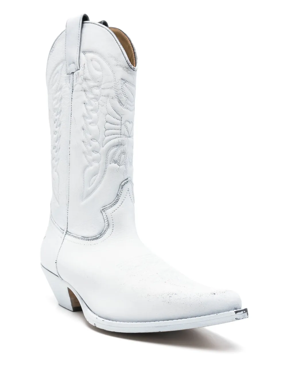 MM6 Maison Margiela 40mm leather boots - Wit