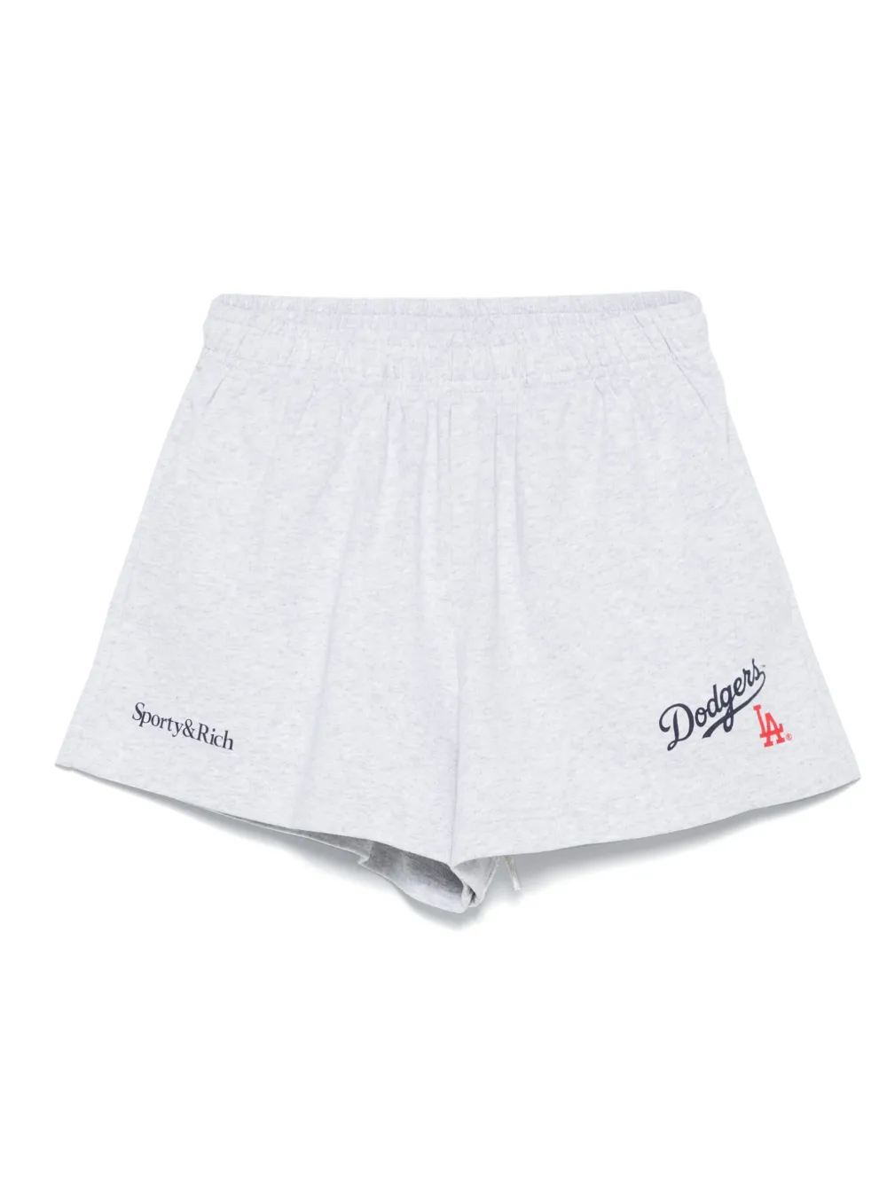 Sporty & Rich x Dodgers Serif Disco shorts Grijs