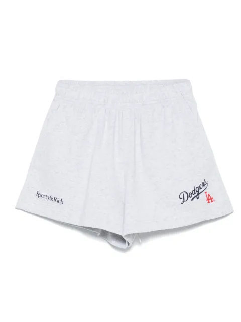 Sporty & Rich x Dodgers Serif Disco shorts