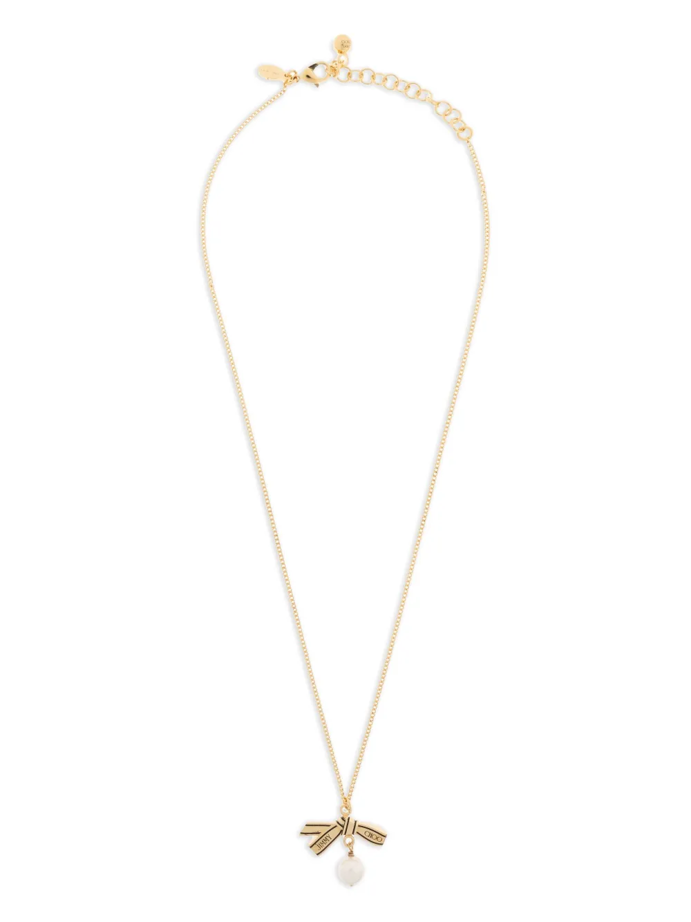 Jimmy Choo collar de listón | dorado | Image 1