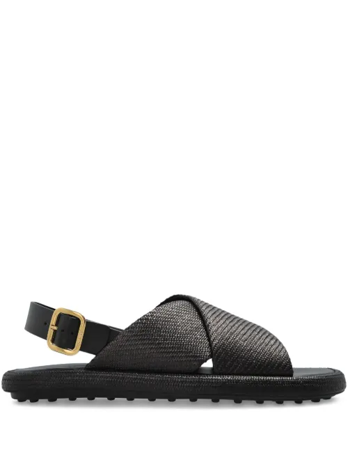 Tod's sandales en cuir - Noir - Tod's - Modalova