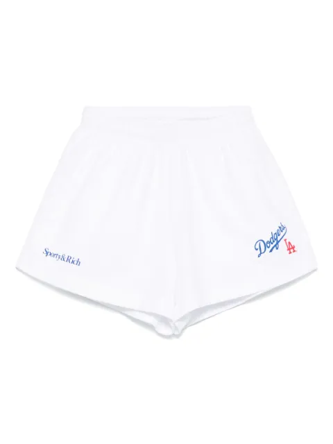 Sporty & Rich x Dodgers Serif Disco shorts