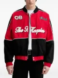 The Kooples racing-number panelled jacket - Black